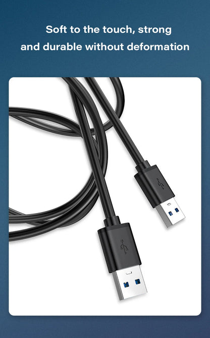 USB 3.0 Extension Cable USB Male to Male 5Gbps Fast Transmission Data Cable USB3.0 For Computer Laptop to Mobile Hard Drive TV