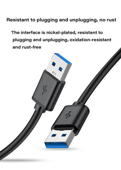 USB 3.0 Extension Cable USB Male to Male 5Gbps Fast Transmission Data Cable USB3.0 For Computer Laptop to Mobile Hard Drive TV