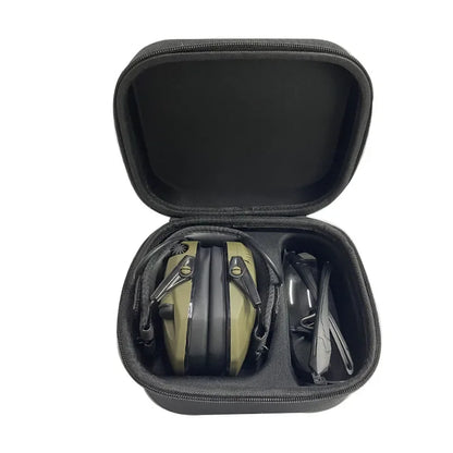 YHKEMA Case for WK ,HL Electronic Earmuff, Storage Holder fit for foldable shooting Earmuff and Glasses