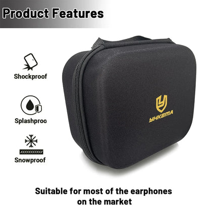 YHKEMA Case for WK ,HL Electronic Earmuff, Storage Holder fit for foldable shooting Earmuff and Glasses