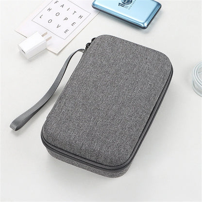 Large Capacity Travel Electronics Accessories Organizer Tablet Hard Disk Cable Portable Storage Bag EVA Duricrust Airbag