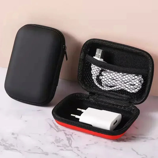 Travel Storage Bag Charging Case for Earphone Package Zipper Bag Portable Travel Cable Organizer Electronics Sundries Storage