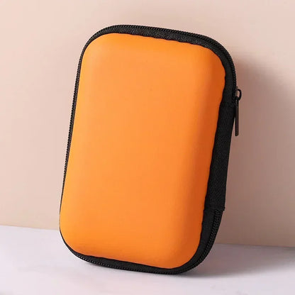 Travel Storage Bag Charging Case for Earphone Package Zipper Bag Portable Travel Cable Organizer Electronics Sundries Storage