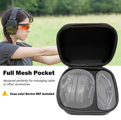 YHKEMA Case for WK ,HL Electronic Earmuff, Storage Holder fit for foldable shooting Earmuff and Glasses