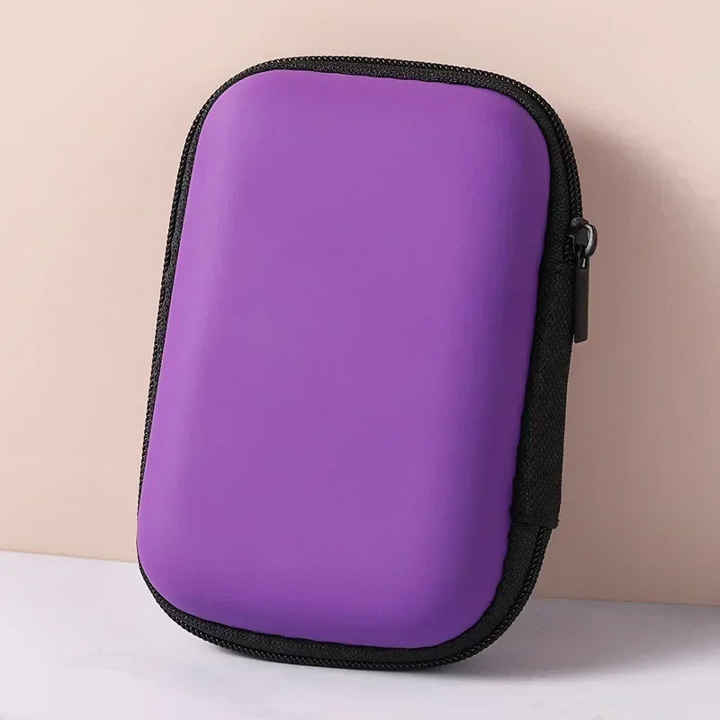 Travel Storage Bag Charging Case for Earphone Package Zipper Bag Portable Travel Cable Organizer Electronics Sundries Storage