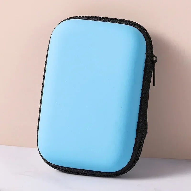 Travel Storage Bag Charging Case for Earphone Package Zipper Bag Portable Travel Cable Organizer Electronics Sundries Storage