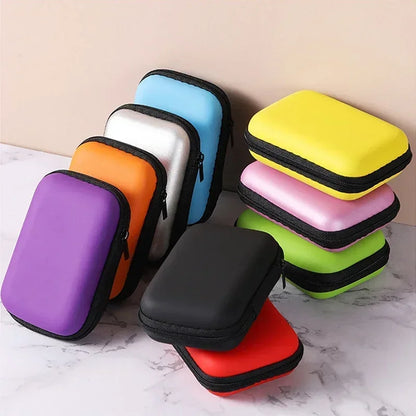 Travel Storage Bag Charging Case for Earphone Package Zipper Bag Portable Travel Cable Organizer Electronics Sundries Storage