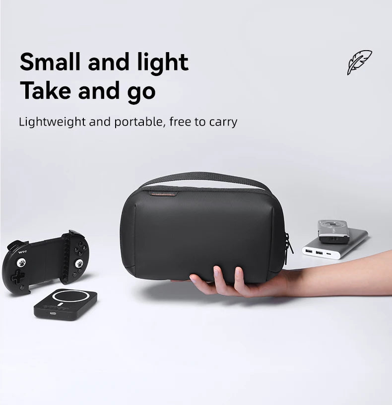 Travel Cable Bag Portable Digital Storage Pouch Waterproof Electronic Accessories Storage Bag Travel Tech Organizer