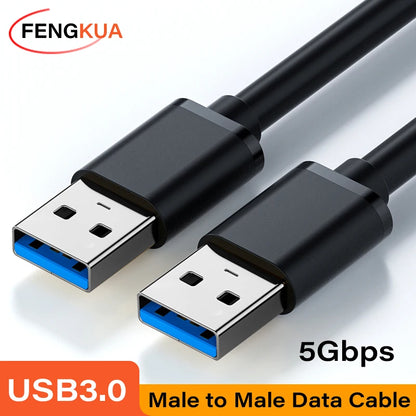 USB 3.0 Extension Cable USB Male to Male 5Gbps Fast Transmission Data Cable USB3.0 For Computer Laptop to Mobile Hard Drive TV