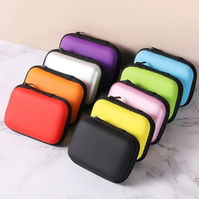 Travel Storage Bag Charging Case for Earphone Package Zipper Bag Portable Travel Cable Organizer Electronics Sundries Storage