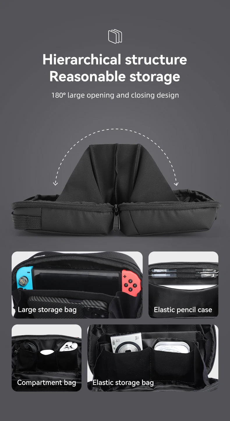 Travel Cable Bag Portable Digital Storage Pouch Waterproof Electronic Accessories Storage Bag Travel Tech Organizer