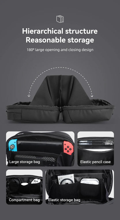 Travel Cable Bag Portable Digital Storage Pouch Waterproof Electronic Accessories Storage Bag Travel Tech Organizer