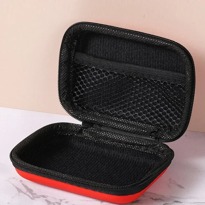 Travel Storage Bag Charging Case for Earphone Package Zipper Bag Portable Travel Cable Organizer Electronics Sundries Storage