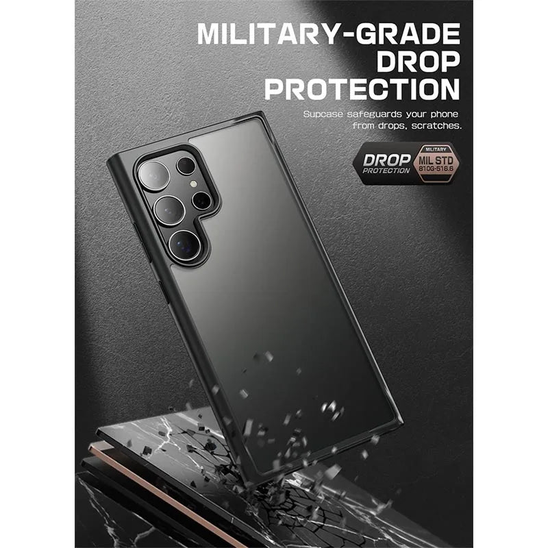 SUPCASE For Samsung Galaxy S24 Ultra Case 2024 Release UB Style Premium Hybrid Protective Bumper Case Clear Back Cover Case